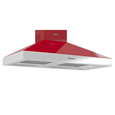 Britannia HOOD-BTH110-G Latour 2tone Chimney Cooker Hood Gloss Red Britannia HOOD-BTH110-G Latour 2tone Chimney Cooker Hood Gloss Red